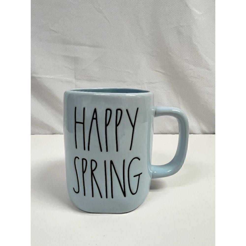 Rea Dunn Artisan Collection by Magenta "Happy Spring" Easter Coffee Mug Cup 4"x5